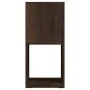 Swivel cabinet in smoked oak chipboard 34.5x34.5x75.5 cm by vidaXL, Bookcases and shelves - Ref: Foro24-339562, Price: 52,84 ...