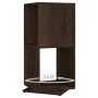 Swivel cabinet in smoked oak chipboard 34.5x34.5x75.5 cm by vidaXL, Bookcases and shelves - Ref: Foro24-339562, Price: 52,84 ...