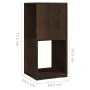 Swivel cabinet in smoked oak chipboard 34.5x34.5x75.5 cm by vidaXL, Bookcases and shelves - Ref: Foro24-339562, Price: 52,84 ...