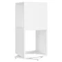 Drehschrank aus weißer Spanplatte, 34,5 x 34,5 x 75,5 cm von vidaXL, Bücherregale und Regale - Ref: Foro24-339557, Preis: 80,...
