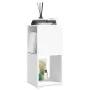 Drehschrank aus weißer Spanplatte, 34,5 x 34,5 x 75,5 cm von vidaXL, Bücherregale und Regale - Ref: Foro24-339557, Preis: 80,...