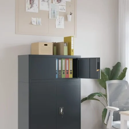 Armario archivador de acero gris antracita 90x40x40 cm von vidaXL, Aktenschränke - Ref: Foro24-339719, Preis: 129,57 €, Rabat...
