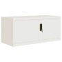 Aktenschrank aus weißem Stahl, 90 x 40 x 40 cm von vidaXL, Aktenschränke - Ref: Foro24-339716, Preis: 176,50 €, Rabatt: %