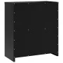 Aktenschrank aus schwarzem Stahl 79x40x90 cm von vidaXL, Aktenschränke - Ref: Foro24-339734, Preis: 145,97 €, Rabatt: %