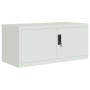 Aktenschrank aus hellgrauem Stahl 90x40x40 cm von vidaXL, Aktenschränke - Ref: Foro24-339717, Preis: 124,71 €, Rabatt: %