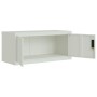 Aktenschrank aus hellgrauem Stahl 90x40x40 cm von vidaXL, Aktenschränke - Ref: Foro24-339717, Preis: 124,71 €, Rabatt: %