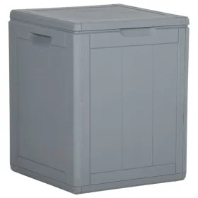 Garden storage box 90L grey rattan PP by vidaXL, Outdoor storage boxes - Ref: Foro24-151233, Price: 60,04 €, Discount: %