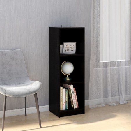 Estantería/divisor de espacios madera pino negro 36x33x110 cm
