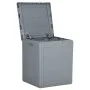 90L PP rattangraue Gartenaufbewahrungsbox von vidaXL, Aufbewahrungsboxen für den Außenbereich - Ref: Foro24-151233, Preis: 60...