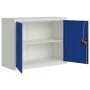 Light gray and blue steel filing cabinet 90x40x70 cm by vidaXL, Filing cabinets - Ref: Foro24-339726, Price: 150,27 €, Discou...