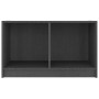 Mueble de TV de madera maciza de pino gris 70x33x42 cm en Muebles TV | Comprar online en Foro24