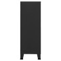 Industrieller Aufbewahrungskoffer aus schwarzem Metall, 75 x 40 x 115 cm von vidaXL, Aufbewahrungskisten - Ref: Foro24-339628...