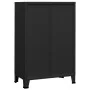 Black metal industrial storage trunk 75x40x115 cm by vidaXL, Storage trunks - Ref: Foro24-339628, Price: 164,51 €, Discount: %