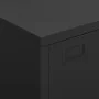 Black metal industrial storage trunk 75x40x115 cm by vidaXL, Storage trunks - Ref: Foro24-339628, Price: 164,51 €, Discount: %