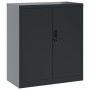 Anthrazitgrauer Aktenschrank aus Stahl, 79 x 40 x 90 cm von vidaXL, Aktenschränke - Ref: Foro24-339735, Preis: 150,15 €, Raba...