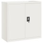 Aktenschrank aus weißem Stahl, 90 x 40 x 90 cm von vidaXL, Aktenschränke - Ref: Foro24-339728, Preis: 239,52 €, Rabatt: %