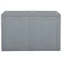 Garten-Aufbewahrungsbox 180 L PP Rattan grau von vidaXL, Aufbewahrungsboxen für den Außenbereich - Ref: Foro24-151234, Preis:...