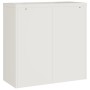 Aktenschrank aus weißem Stahl, 90 x 40 x 90 cm von vidaXL, Aktenschränke - Ref: Foro24-339728, Preis: 239,52 €, Rabatt: %