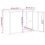 Light gray steel filing cabinet 90x40x70 cm by vidaXL, Filing cabinets - Ref: Foro24-339721, Price: 150,46 €, Discount: %