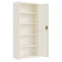 Aktenschrank aus weißem Stahl 90x40x200 cm von vidaXL, Aktenschränke - Ref: Foro24-339760, Preis: 447,46 €, Rabatt: %