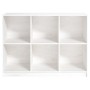 Estantería madera maciza de pino blanco 104x33x76 cm