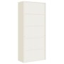 Aktenschrank aus weißem Stahl 90x40x200 cm von vidaXL, Aktenschränke - Ref: Foro24-339760, Preis: 447,46 €, Rabatt: %