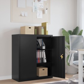 Armario archivador de acero negro 90x40x105 cm by vidaXL, Filing cabinets - Ref: Foro24-339738, Price: 206,75 €, Discount: %