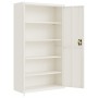 Aktenschrank aus weißem Stahl, 105 x 40 x 180 cm von vidaXL, Aktenschränke - Ref: Foro24-339768, Preis: 402,63 €, Rabatt: %