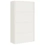 Aktenschrank aus weißem Stahl, 105 x 40 x 180 cm von vidaXL, Aktenschränke - Ref: Foro24-339768, Preis: 394,65 €, Rabatt: %