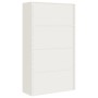 Aktenschrank aus weißem Stahl, 105 x 40 x 180 cm von vidaXL, Aktenschränke - Ref: Foro24-339768, Preis: 402,63 €, Rabatt: %