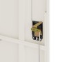 Aktenschrank aus weißem Stahl, 105 x 40 x 180 cm von vidaXL, Aktenschränke - Ref: Foro24-339768, Preis: 402,63 €, Rabatt: %
