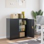 Anthrazitgrauer Aktenschrank aus Stahl 90x40x90 cm von vidaXL, Aktenschränke - Ref: Foro24-339731, Preis: 206,89 €, Rabatt: %