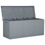 Garten-Aufbewahrungsbox 270 L PP Rattan grau von vidaXL, Aufbewahrungsboxen für den Außenbereich - Ref: Foro24-151235, Preis:...