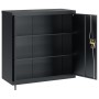 Anthrazitgrauer Aktenschrank aus Stahl 90x40x90 cm von vidaXL, Aktenschränke - Ref: Foro24-339731, Preis: 206,89 €, Rabatt: %