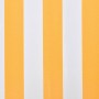 Toldo de lona naranja y blanco 450x300 cm