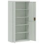 Heller Stahlschrank 90x40x180 cm von vidaXL, Aktenschränke - Ref: Foro24-339753, Preis: 354,17 €, Rabatt: %