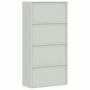 Heller Stahlschrank 90x40x180 cm von vidaXL, Aktenschränke - Ref: Foro24-339753, Preis: 354,17 €, Rabatt: %