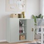 Hellgrauer Aktenschrank aus Stahl, 90 x 40 x 105 cm von vidaXL, Aktenschränke - Ref: Foro24-339737, Preis: 206,75 €, Rabatt: %