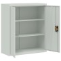 Hellgrauer Aktenschrank aus Stahl, 90 x 40 x 105 cm von vidaXL, Aktenschränke - Ref: Foro24-339737, Preis: 206,75 €, Rabatt: %