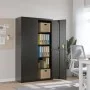 Schwarzer Stahlschrank 105x40x180 cm von vidaXL, Aktenschränke - Ref: Foro24-339770, Preis: 329,33 €, Rabatt: %