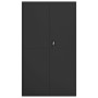 Schwarzer Stahlschrank 105x40x180 cm von vidaXL, Aktenschränke - Ref: Foro24-339770, Preis: 335,16 €, Rabatt: %