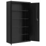 Schwarzer Stahlschrank 105x40x180 cm von vidaXL, Aktenschränke - Ref: Foro24-339770, Preis: 329,33 €, Rabatt: %