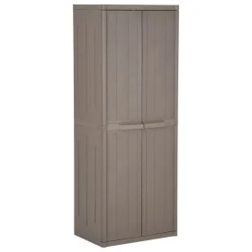 Gartenschrank, PP-Holzoptik, 65 x 45 x 172 cm von vidaXL, Schließfächer und Lagerschränke - Ref: Foro24-151240, Preis: 250,39...