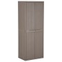 Gartenschrank, PP-Holzoptik, 65 x 45 x 172 cm von vidaXL, Schließfächer und Lagerschränke - Ref: Foro24-151240, Preis: 254,54...