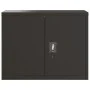 Black steel filing cabinet 90x40x70 cm by vidaXL, Filing cabinets - Ref: Foro24-339722, Price: 170,34 €, Discount: %