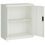 Hellgrauer Aktenschrank aus Stahl, 79 x 40 x 90 cm von vidaXL, Aktenschränke - Ref: Foro24-339733, Preis: 128,43 €, Rabatt: %