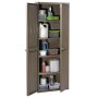 Gartenschrank, PP-Holzoptik, 65 x 45 x 172 cm von vidaXL, Schließfächer und Lagerschränke - Ref: Foro24-151240, Preis: 254,54...
