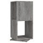 Drehbarer Schrank aus betongrauer Spanplatte, 34,5 x 34,5 x 75,5 cm von vidaXL, Bücherregale und Regale - Ref: Foro24-339559,...
