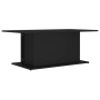 Mesa de centro madera contrachapada negro 102x55,5x40 cm en Mesas de centro | Comprar online en Foro24