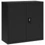 Schwarzer Stahlschrank 90x40x90 cm von vidaXL, Aktenschränke - Ref: Foro24-339730, Preis: 198,28 €, Rabatt: %